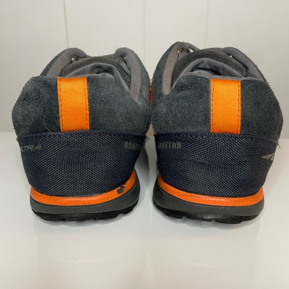 Altra Women's Grafton Size 7 Outdoors Shoes Gray/Orange Genuine Suede Rubber - Picture 3 of 12